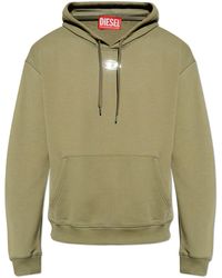 DIESEL - Sweatshirt With "S-Norm-Hood-Iod" Logo - Lyst