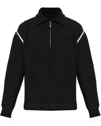 Maison Margiela - Cardigan With Patches On The Sleeves - Lyst