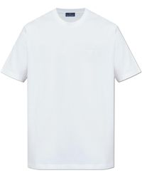 Paul & Shark - T-Shirt With Embroidered Logo - Lyst