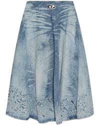 DIESEL - Midi Skirts - Lyst