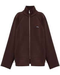 ROTATE BIRGER CHRISTENSEN - Sweatshirt With Logo Patch - Lyst