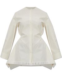 Lanvin - Shirt With Drawstring Waist - Lyst