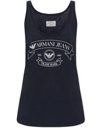 Emporio Armani - Top With Print - Lyst