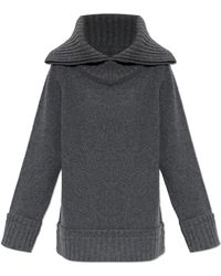 Victoria Beckham - Sweater With A Wide Collar - Lyst