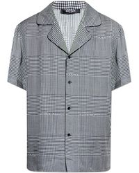 Balmain - Shirt With A Houndstooth Pattern - Lyst