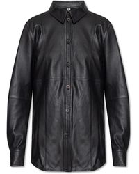 Totême - Shirt From Lamb Leather - Lyst