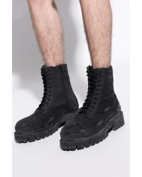 Balenciaga - Over-The-Ankle Boots "Combat Strike L20" - Lyst