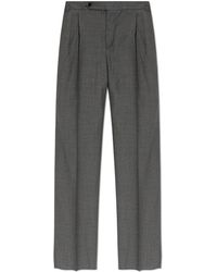 Dolce & Gabbana - Wool Pleated Trousers - Lyst