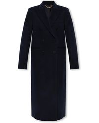 Victoria Beckham - Double-Breasted Wool Coat - Lyst