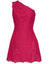 Dolce & Gabbana - Lace Dress With Off-The-Shoulder Design - Lyst