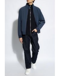 Theory - Cotton Cardigan With Standing Collar, - Lyst