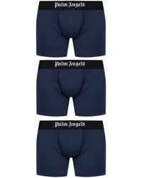 Palm Angels - Three-Pack Of Boxers With Logo - Lyst