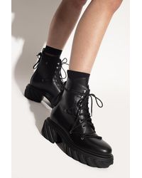 Off-White c/o Virgil Abloh - Tractor Motor Lace Boots - Lyst