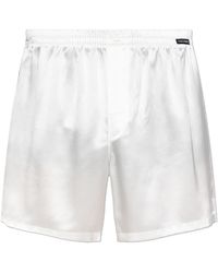 Dolce & Gabbana - Silk Lingerie Shorts - Lyst