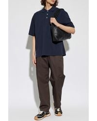 Maison Kitsuné - Polo With Logo Patch - Lyst