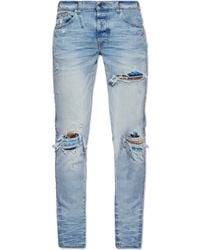 Amiri - Jeans With Destroyed Effect, - Lyst