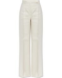 Max Mara - Linen Trousers "Badesse" - Lyst