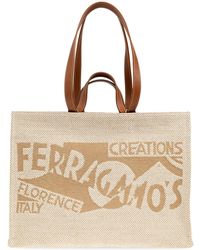 Ferragamo - Shopper Bag 'Sign Large' - Lyst