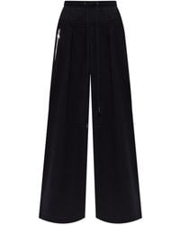 Lanvin - Wide-Leg Sweatpants - Lyst