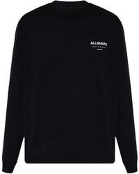 AllSaints - ‘Underground’ Sweatshirt With Logo - Lyst