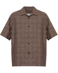 Jil Sander - Wool Short-Sleeve Shirt - Lyst