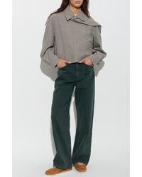 Rag & Bone - Wool Jacket With Scarf - Lyst
