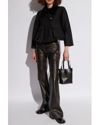 Loewe - Leather Trousers, - Lyst