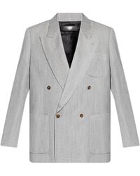 Amiri - Double-Breasted Blazer - Lyst