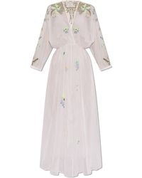 Forte Forte - Dress With Embroidery, - Lyst