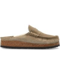 Birkenstock - Slides Naples Shearling - Lyst