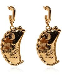 Moschino - Brass Earrings - Lyst