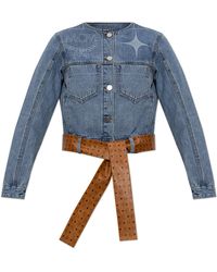 MCM - Denim Jacket - Lyst