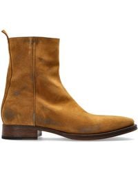 Acne Studios - Suede Ankle Boots - Lyst