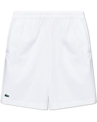 Lacoste - Shorts With Logo Patch - Lyst