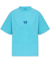 Balenciaga - T-Shirt With Embroidered Logo - Lyst