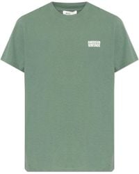 American Vintage - T-Shirt With Printed Logo - Lyst