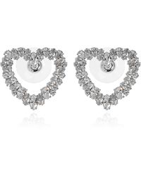 Self-Portrait - Heart-Shaped Earrings - Lyst