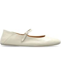Marsèll - 'Strascico' Leather Ballerinas - Lyst