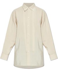 Lemaire - Loose-Fit Silk Shirt - Lyst
