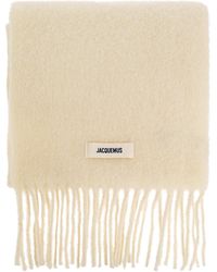 Jacquemus - Scarf With Logo Patch, - Lyst