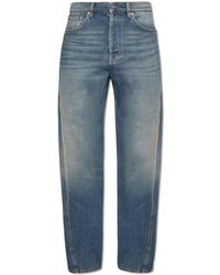 Lanvin - Jeans With Vintage Effect, - Lyst
