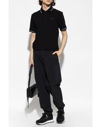 Moncler - Polo With Logo Patch - Lyst