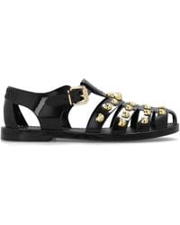 Moschino - Sandals With Logo, - Lyst