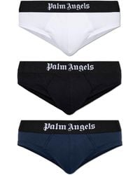 Palm Angels - Three-Pack Of Briefs With Logo - Lyst