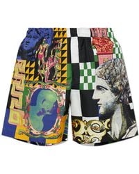 Versace - Swim Shorts With "Medusa Collage" Print - Lyst