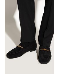 Versace - Suede Shoes Type 'Loafers' - Lyst