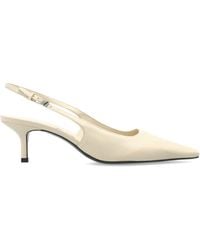 Black Suede Studio - Leather Heeled Shoes 'Lainey' - Lyst