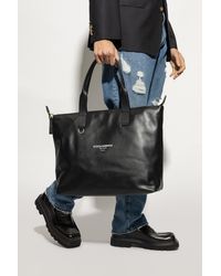Dolce & Gabbana - Leather Shopper Bag - Lyst