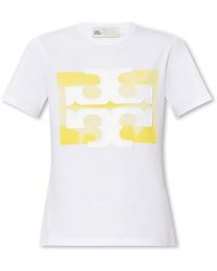 Tory Burch - T-Shirt With Logo, ' - Lyst