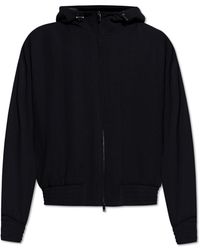 Emporio Armani - Wool Jacket With Herringbone Pattern - Lyst